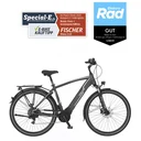 Herren E-Bike Trekking, 28 Zoll, Rahmengröße 55 cm,10-Gang Kettenschaltung, schiefergrau matt, VIATOR 5.0i