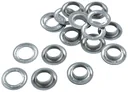 Ösen mit Scheiben, 20 mm, verzinkt, 10 Stück, zu 480095 Ösenzange XXL