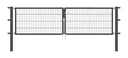 Doppeltor-Set Flexo inkl. Pfosten 3 x 1,2 m anthrazit