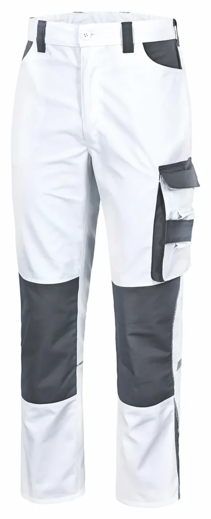 Berufshose EXTREME, weiss-grau, Gr. S
