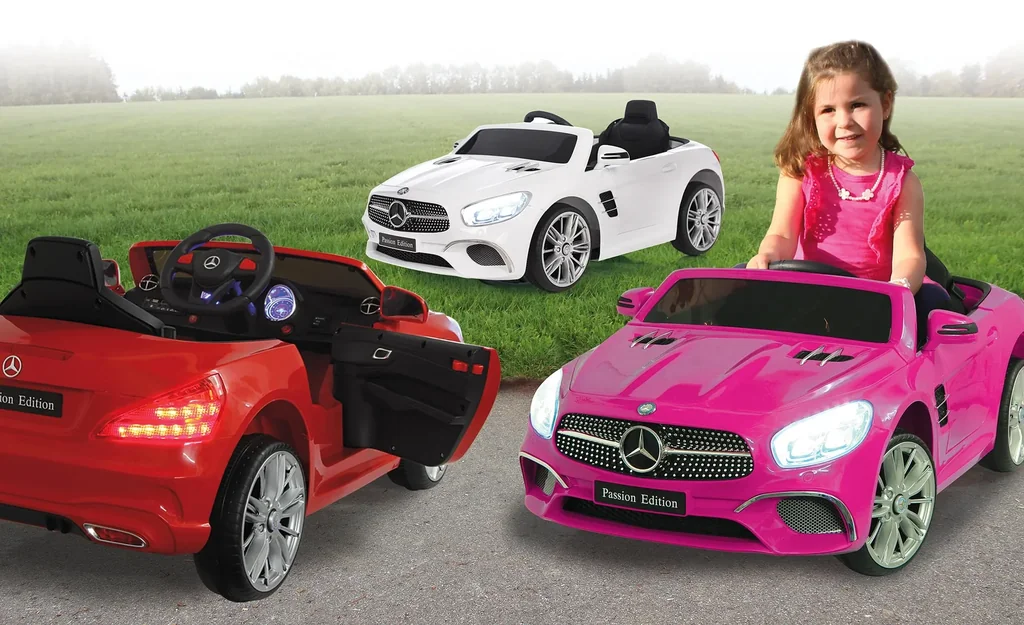 Ride-on Mercedes-Benz SL 400 für Kinder, 12 Volt, Rot