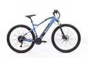 Unisex Alu MTB E-Bike, 27,5 Zoll, 27-Gang Kettenschaltung, blau, Aufsteiger M923 Hardtail