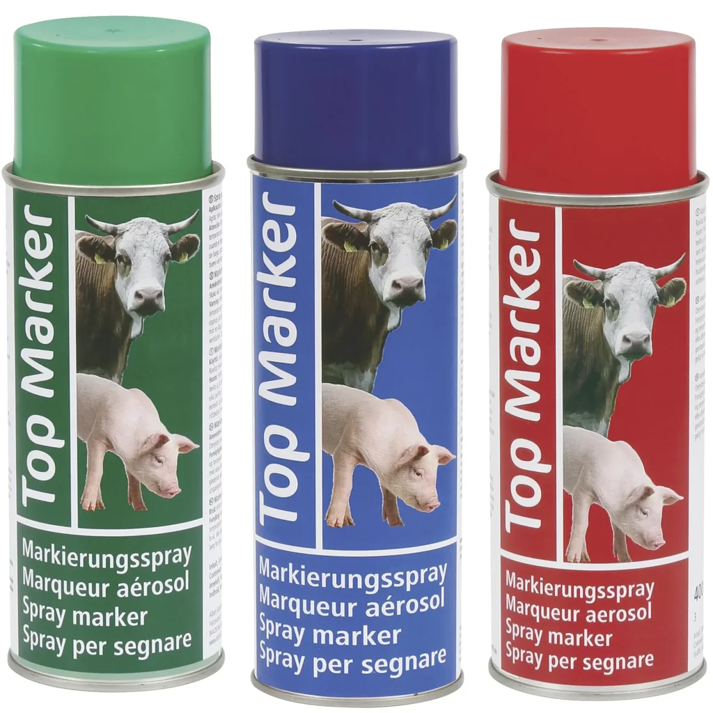 Viehzeichenspray 500 ml, grün, Top Marker