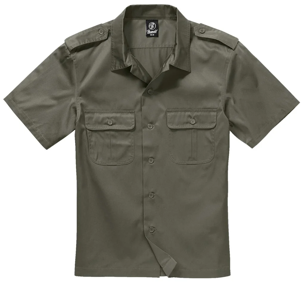 US Hemd, Halbarm, Farbe oliv, Gr.4XL