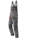 Latzhose, Farbe grau/schwarz, Gr.52