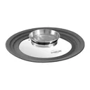 Universal-Glasdeckel mit Silikonrand und Aromaknopf für 16/18/20 cm - Für die Aroma-Küche!