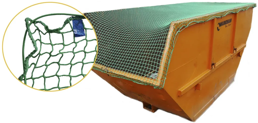 Containernetz mit Gummiseil, 3,5 x 5 m