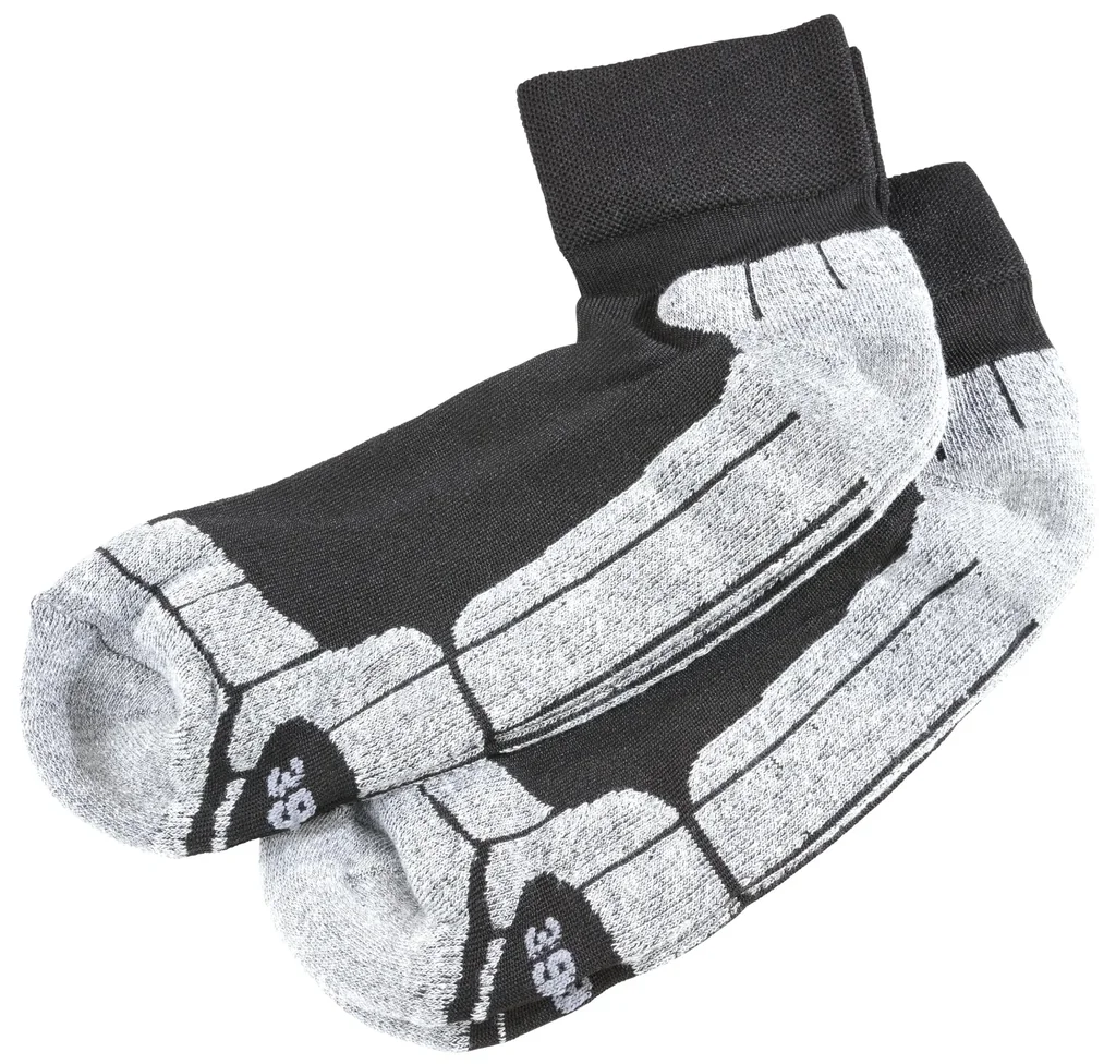 Sportsocken im 2er Pack, Farbe schwarz/grau, Gr.39/42