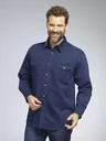 Jeanshemd, Farbe jeansblau, Gr.4XL