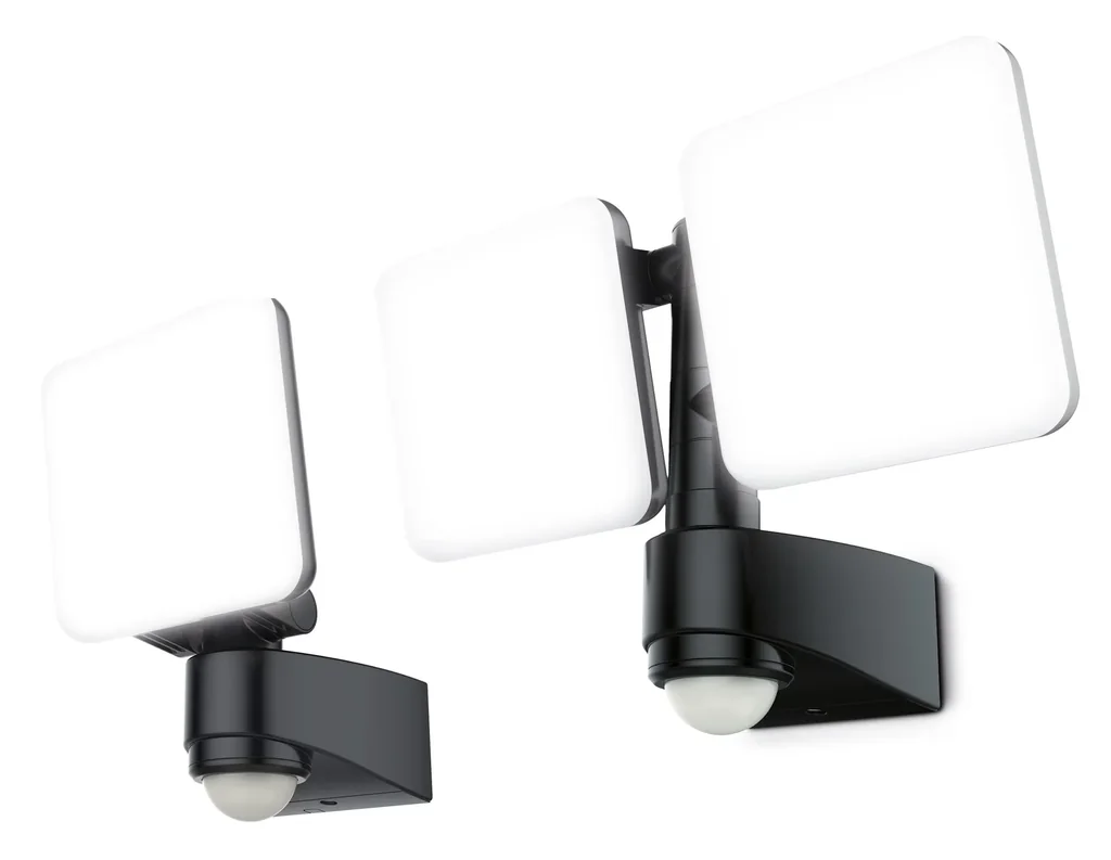 LED Sicherheits Wandstrahler 20 Watt, mit Bewegungsmelder