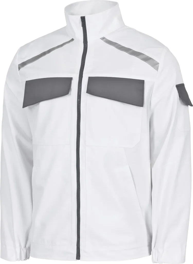 Berufsjacke EXTREME, weiss-grau, Gr. L