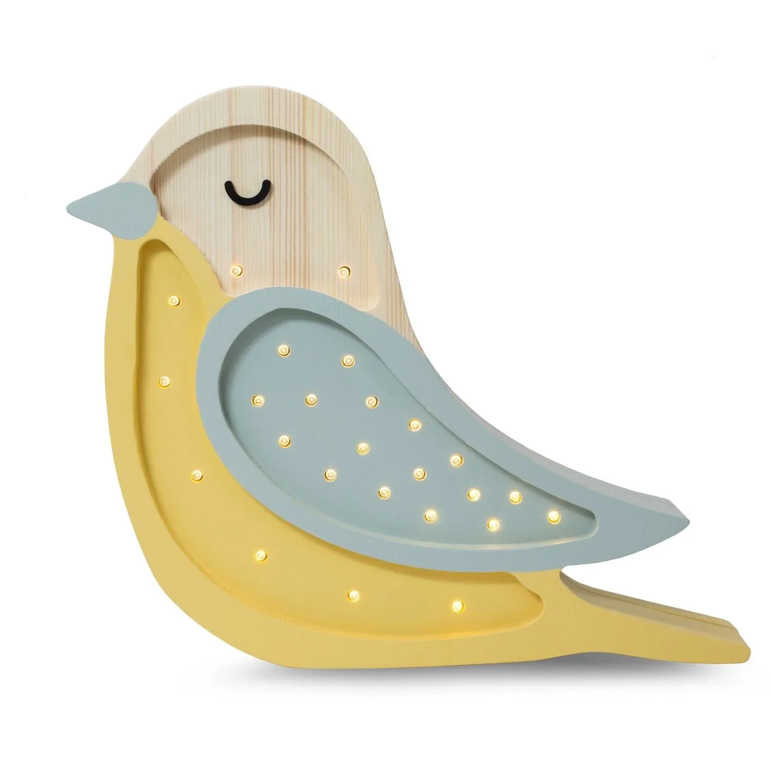 Nachtlicht Kinder, Kinderzimmer Lampe Vogel, Holz Nachtlampe, Little Lights