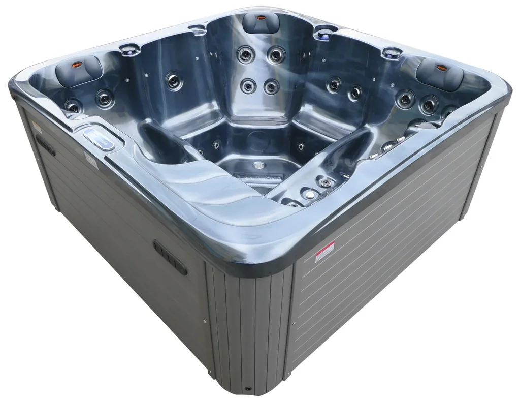 Whirlpool - Borneo schwarz inklusive Anlieferung und Inbetriebnahme