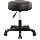 Tabouret / Bürohocker - drehbar und verstellbar - Schwarz