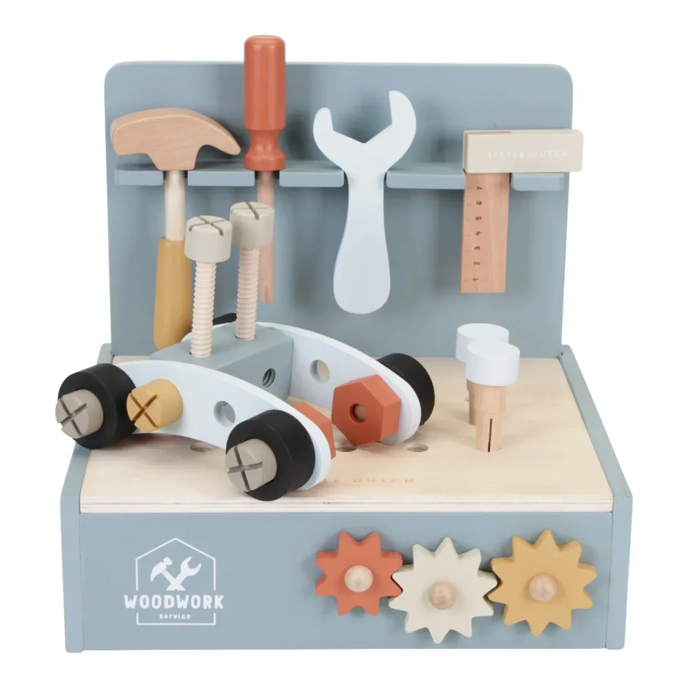 Little Dutch Mini Werkbank blau