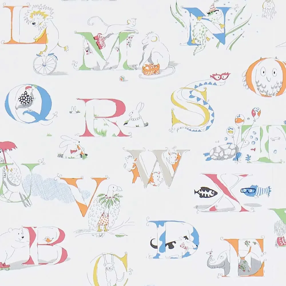 Little Sanderson Abracazoo Tapete Alphabet creme Rainbow