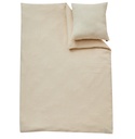 Alavya Home Kinderbettwäsche 135x100 cm Baumwolle - 2er-Set, Beige