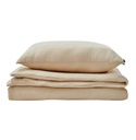 Alavya Home Kinderbettwäsche 135x200 cm Baumwolle - 2er-Set, Beige