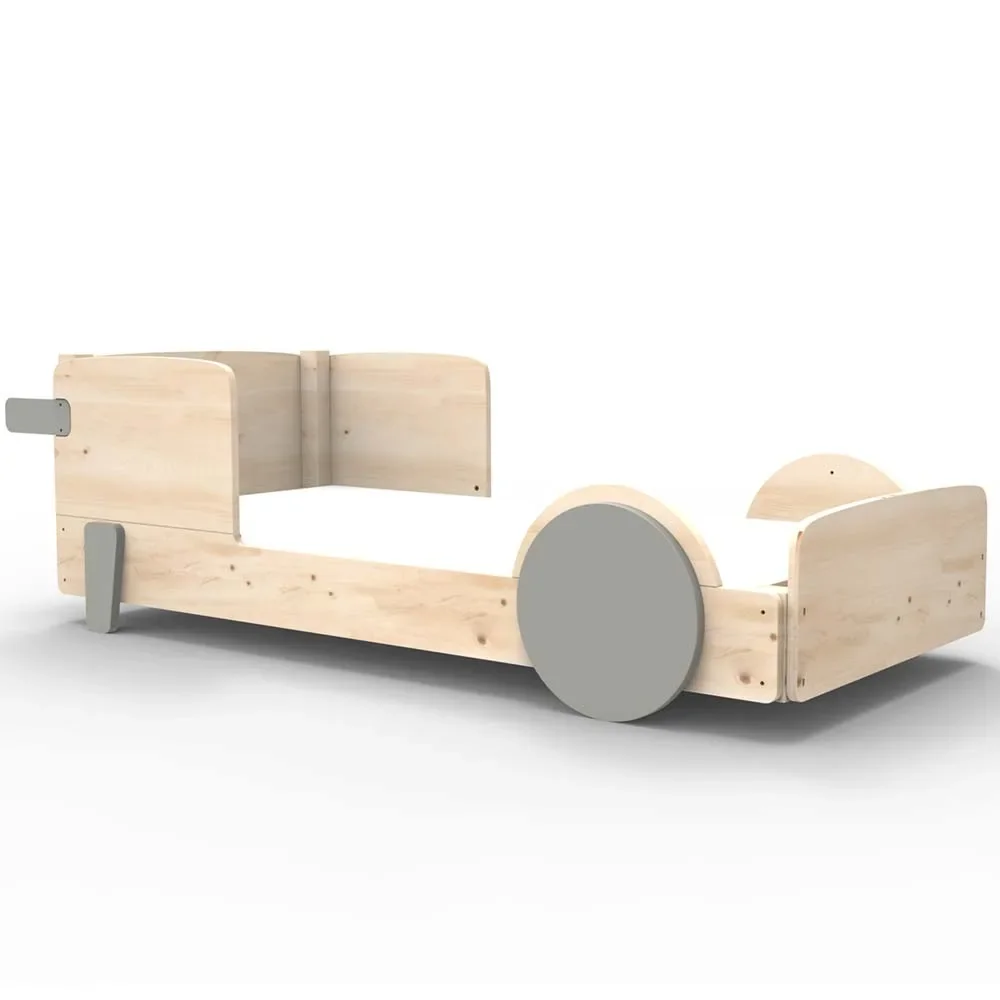 Mathy by Bols Einzelbett "Discovery", Farbe Elemente: cement grey