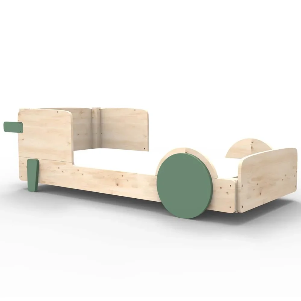 Mathy by Bols Einzelbett "Discovery", Farbe Elemente: jungle green