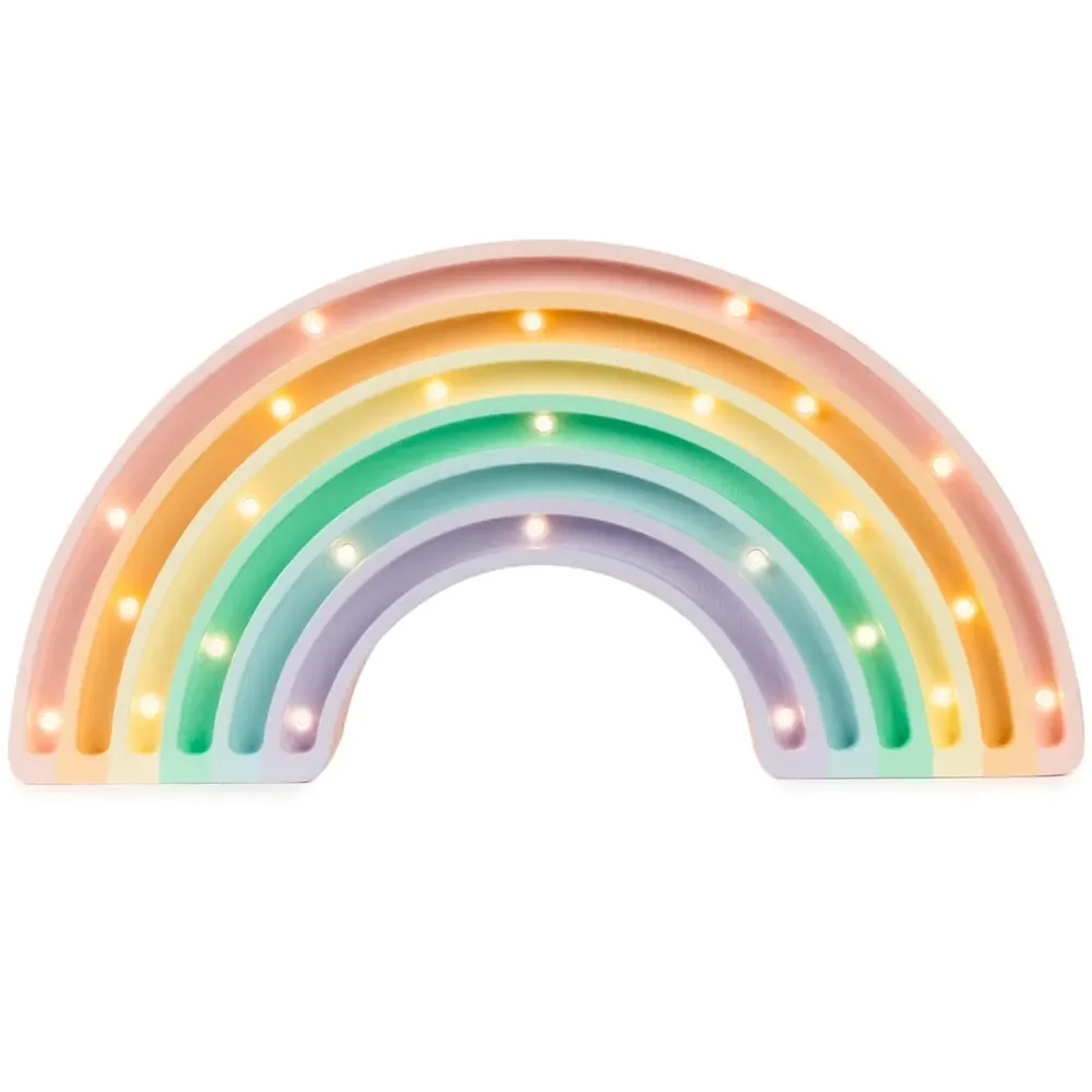 little lights Led Deko Kinderlampe Regenbogen pastell