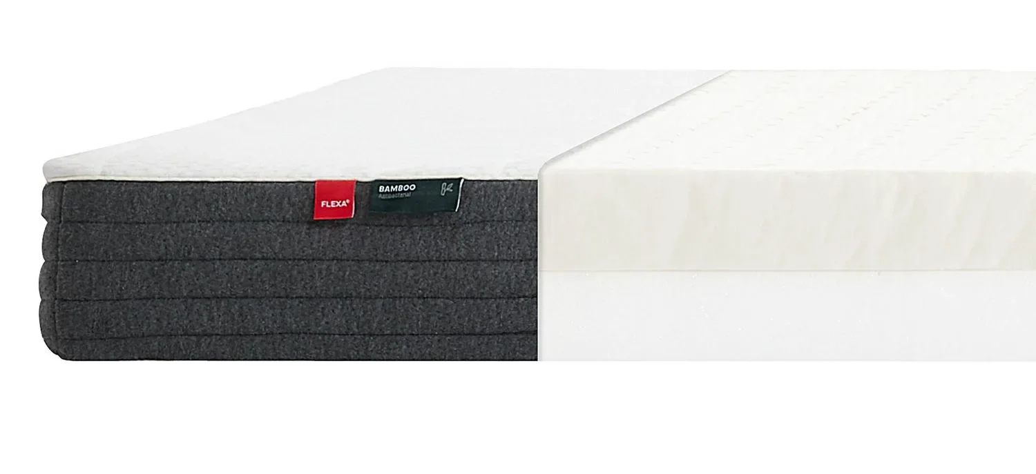 Flexa Latexmatratze - Sleep, mit Bambusbezug, Größe: 90 x 200 cm