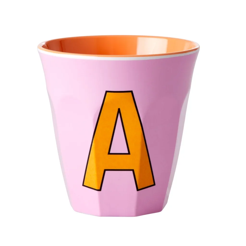 RICE Becher - A, 250 ml, Melamine, Farbe: rosa