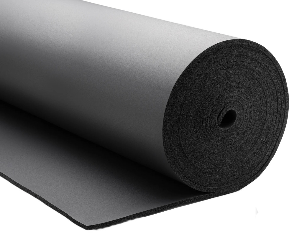 Rohrisolierung AEROFLEX HT aus EPDM, 3 mm stark, 1 m Rollenbreite, schwarz