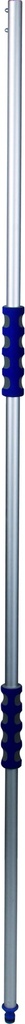 Aluminiumstiel mit Wasserdurchlauf 150 cm, 19-mm-Schnellverschluss