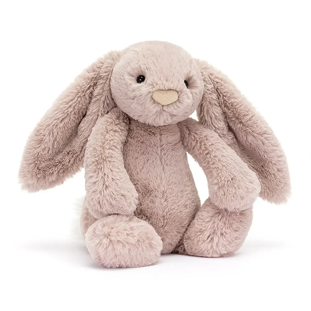 Jellycat Kuscheltier, Plüschtier, Stofftier - Bashful Luxe Bunny Original, Farbe: Rosa