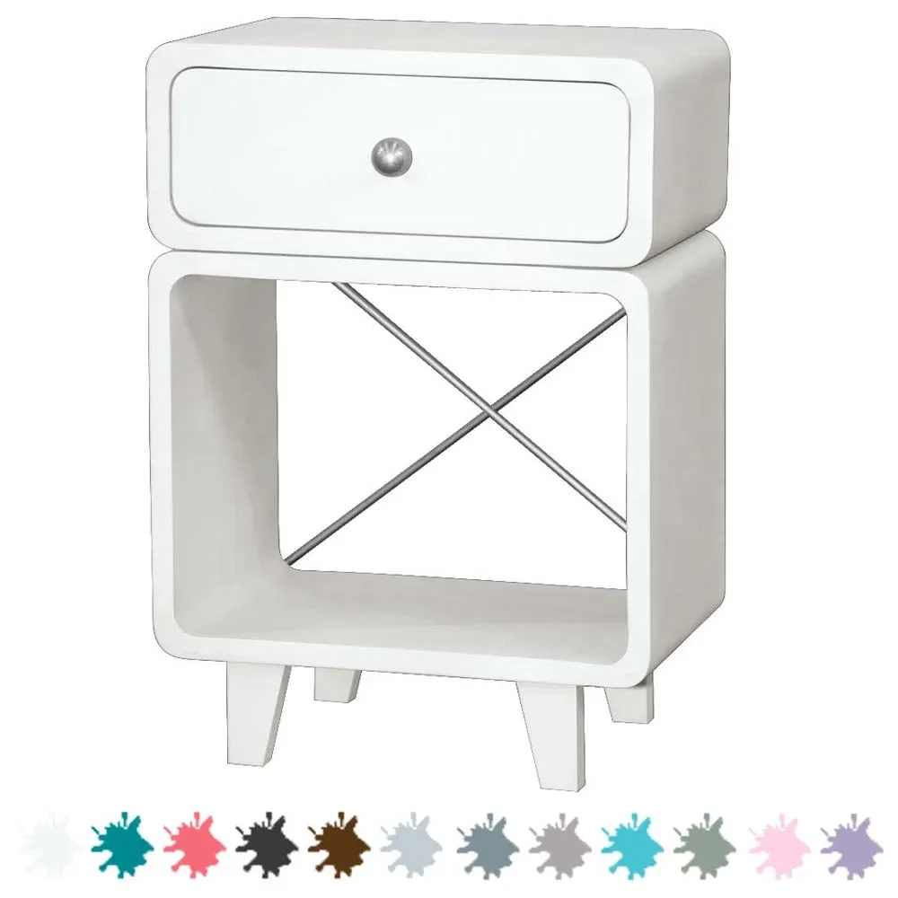 Laurette Nachttisch Chevet Zzzz, Farbe: rosa