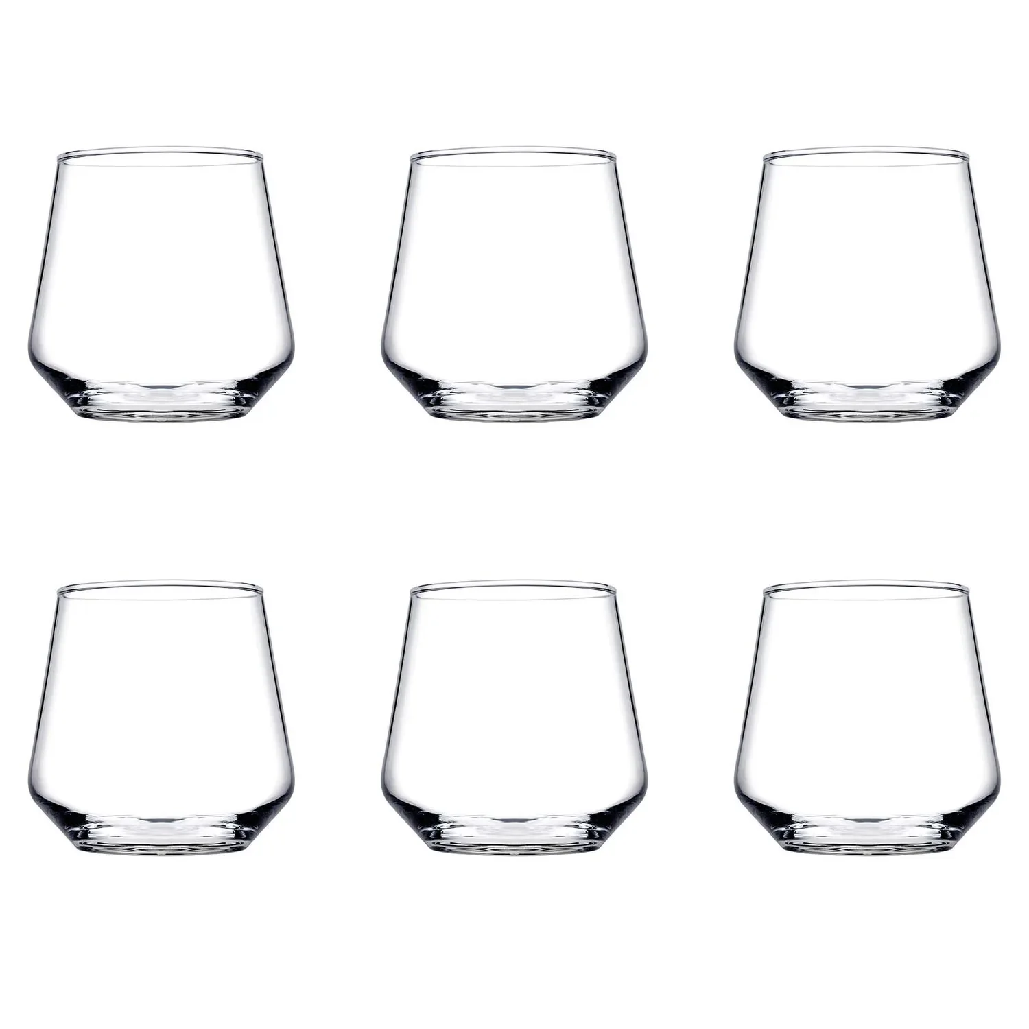 Whiskygläser, Whiskybecher - 6er Set - Allegra, 345ml