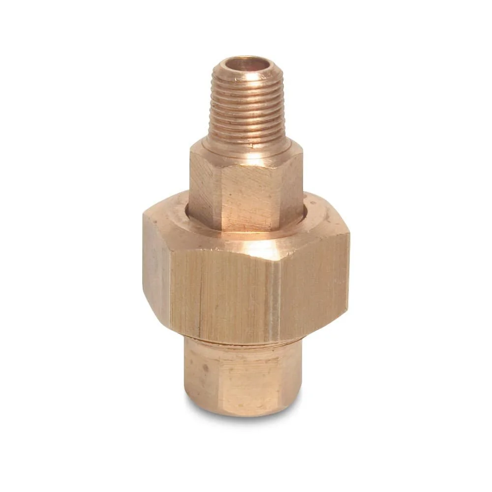 Messing Verschraubung, Gewindefitting 1 1/2 Zoll, IG/AG, Konisch Dichtend