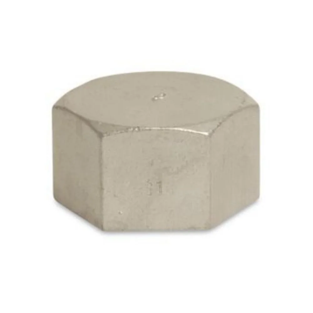 Edelstahl Kappe, Gewindefitting Edelstahl 1 1/4 Zoll, V4A