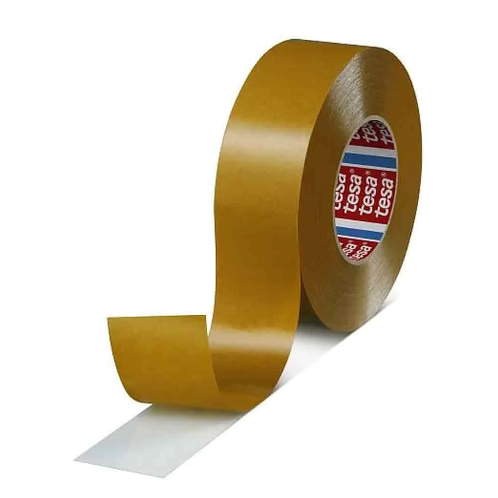 Doppelseitiges Klebeband, stark, 19 mm, 50 m, Acrylat, PVC, weiß