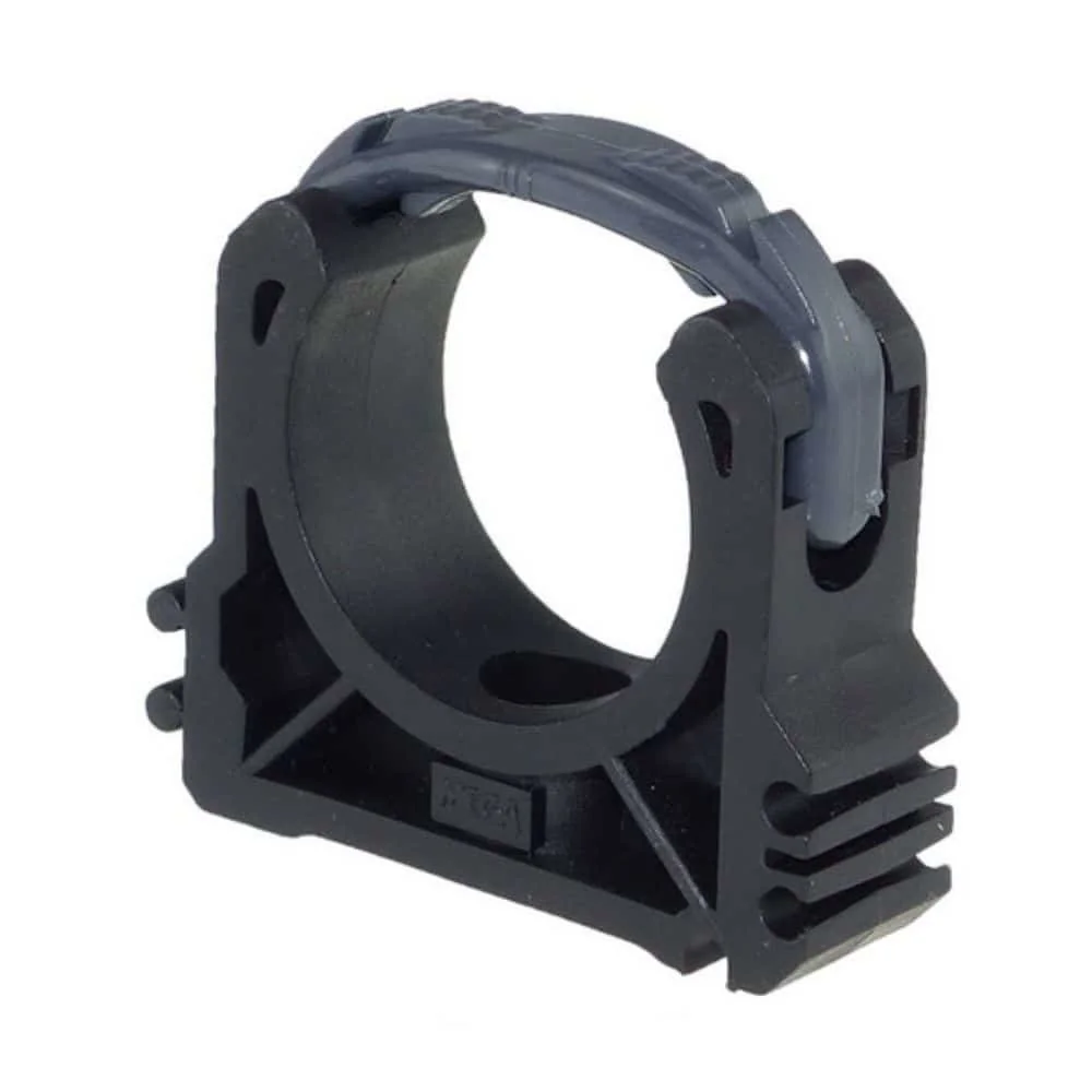 PVC Rohrklemme 40 mm, PVC-U, Rohrbefestigung für Teichbau und Aquaristik