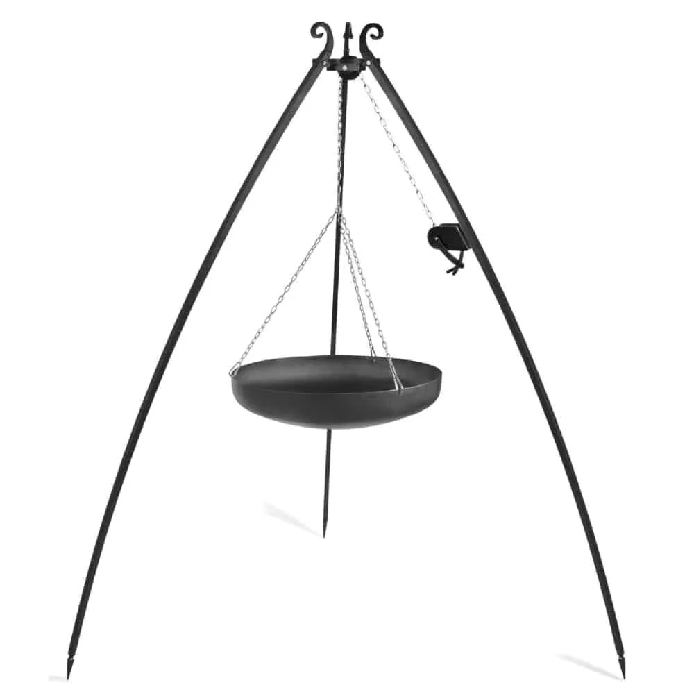 Outdoor Wok, Dreibein Grill, Feuer Wok, 70 cm