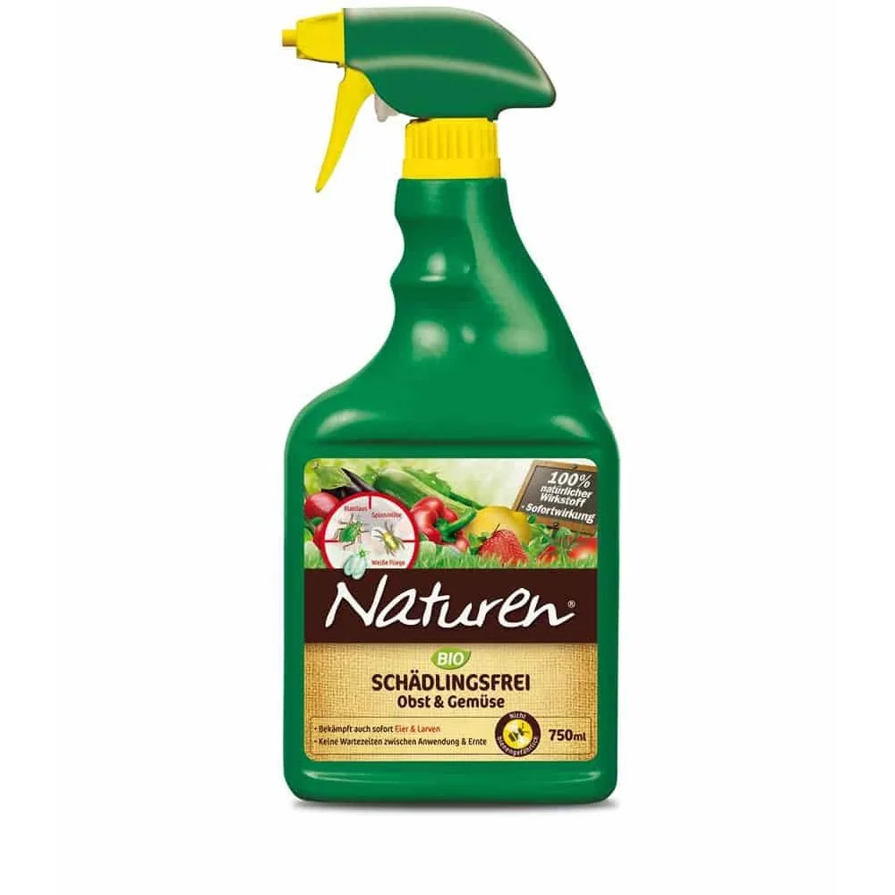 Schädlingsbekämpfung Gemüse, Schädlingsfrei Obst, Bio Sprühflasche