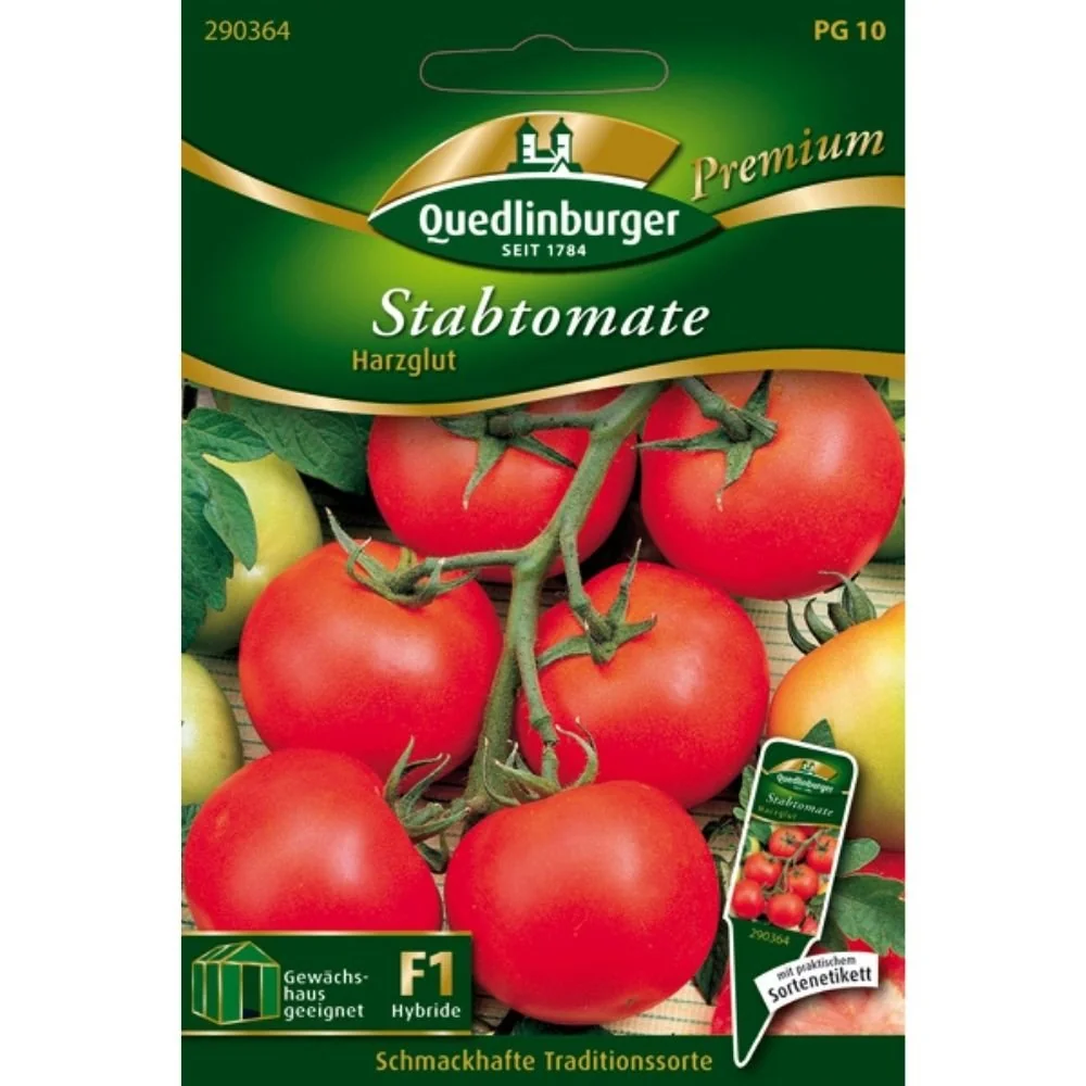 Tomatenpflanzen kaufen, Stabtomate Harzglut F1