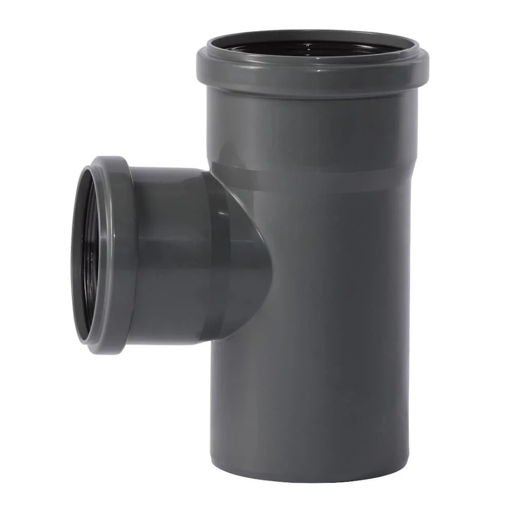 HT Abzweig, HT Rohr 90mm, Abwasserrohr 90mm, 87 Grad