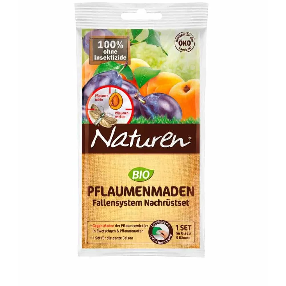 Pflaumenmaden bekämpfen, Pflaumenmadenfalle Nachrüstset, Pflaumenwicklerfalle, insektenfrei