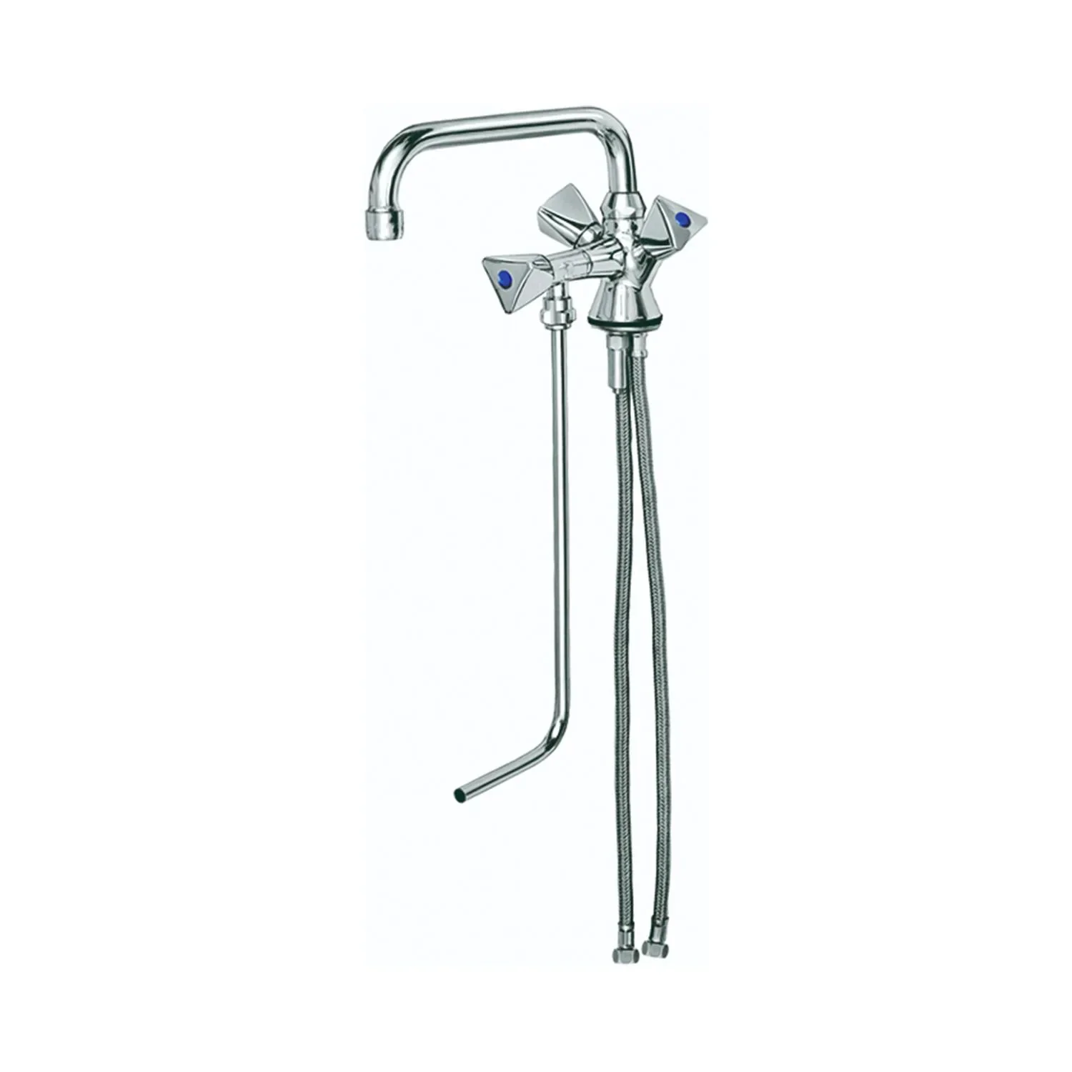 Wasserhahn, Küchenarmatur, Wasserarmatur - Mischbatterie, Model „BRUSE“, für 1 Becken Niederdruck