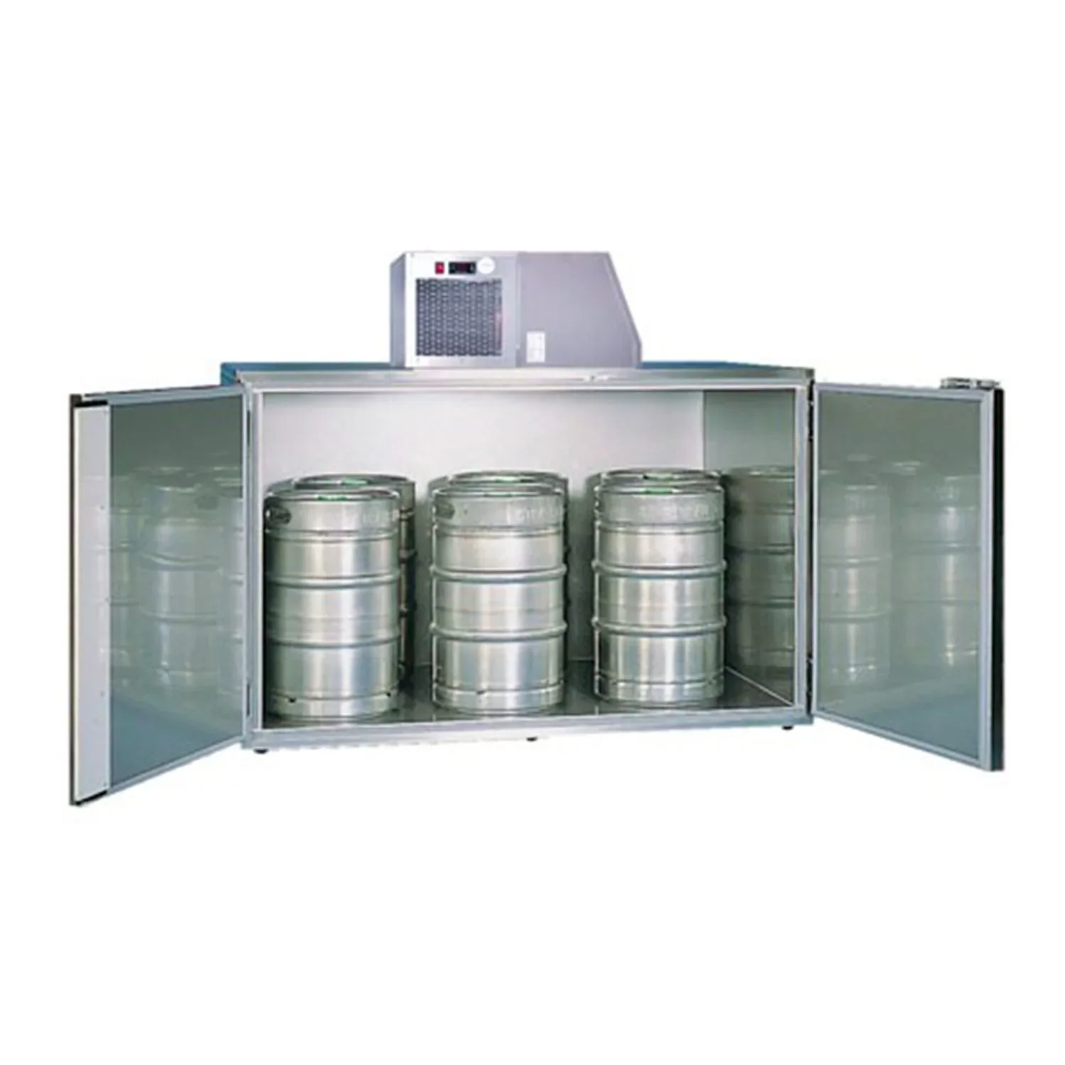 Fasskühler, Fassvorkühler für 6 KEG-Fässer - Komplett, Edelstahl