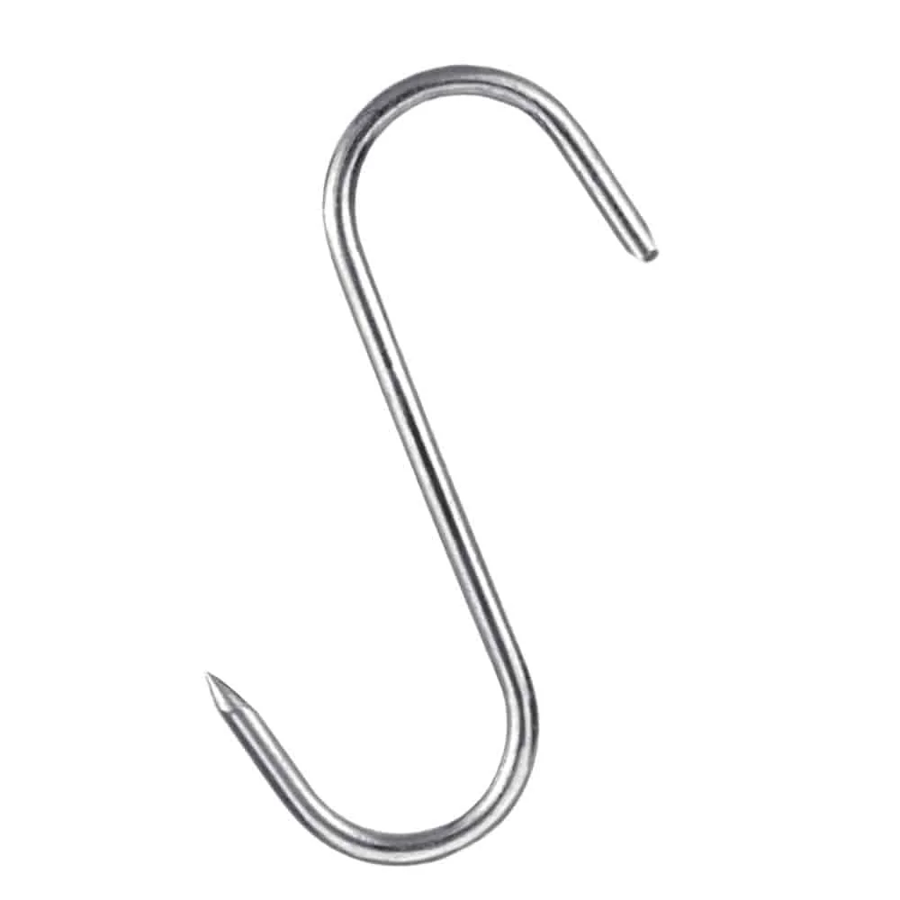 Fleischhaken, S Haken, Edelstahlhaken, 60mm, 1 Stück