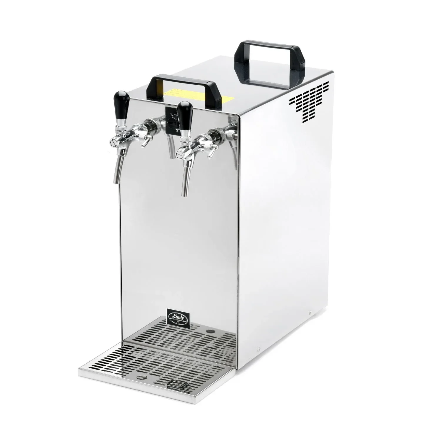 Zapfanlage Kontakt 155 - Green Line - Bierzapfanlage 2-leitig Trockenkühlgerät aus Edelstahl, 160 Liter/h