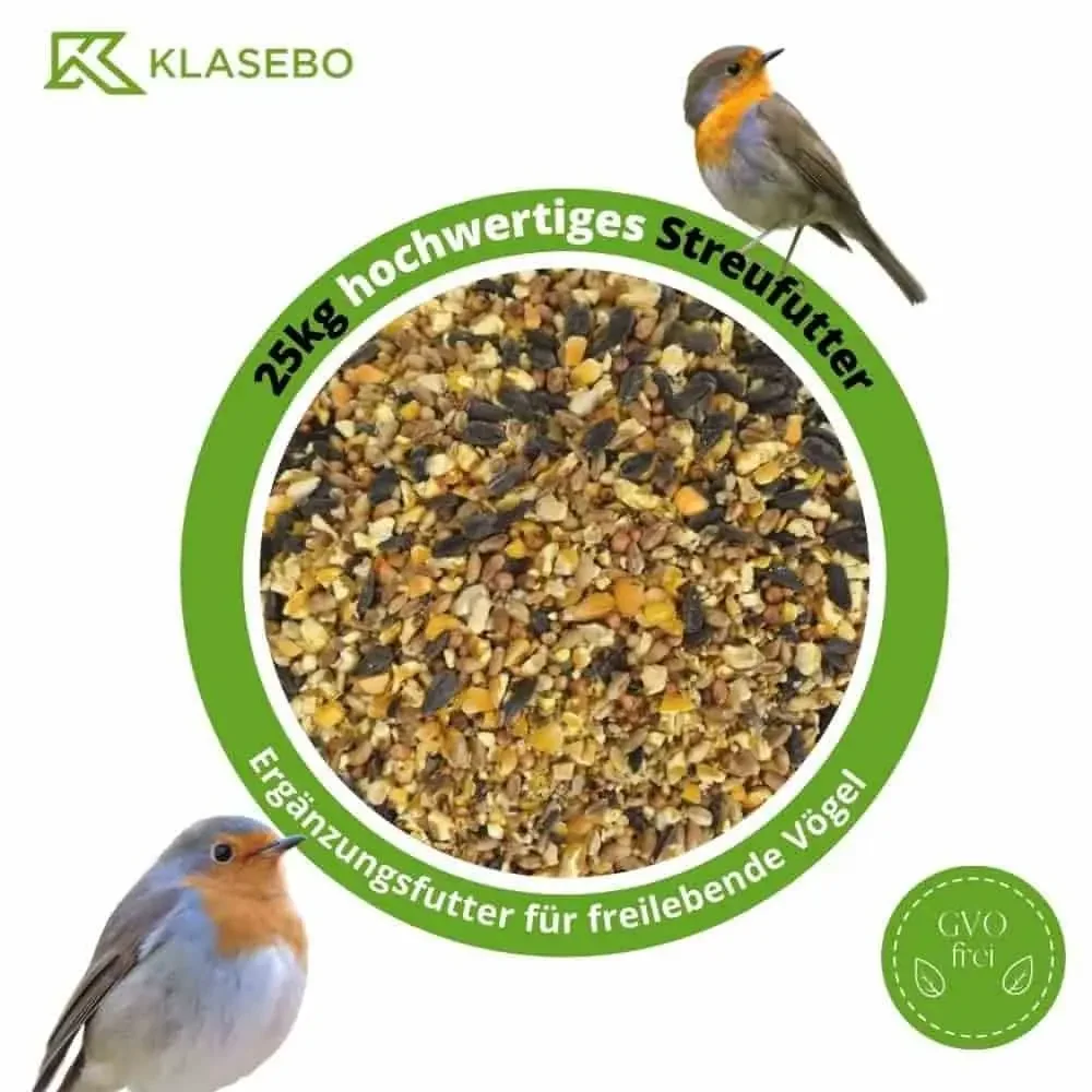 Vogelfutter Streufutter 25kg - Wildvogelfutter