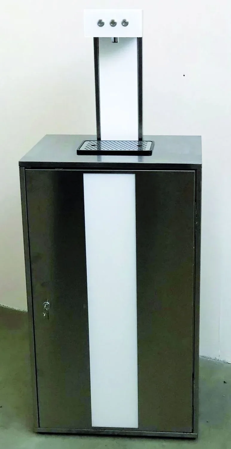 Wassersprudler, Wasserspender, Trinkwassersprudler - SPOT 50, Standgerät, Spider-UV-LED weiß