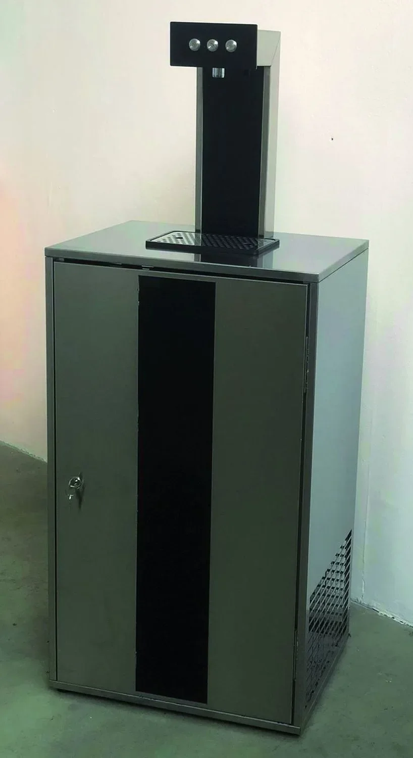 Wassersprudler, Wasserspender, Trinkwassersprudler - SPOT 50, Standgerät, Spider-UV-LED schwarz