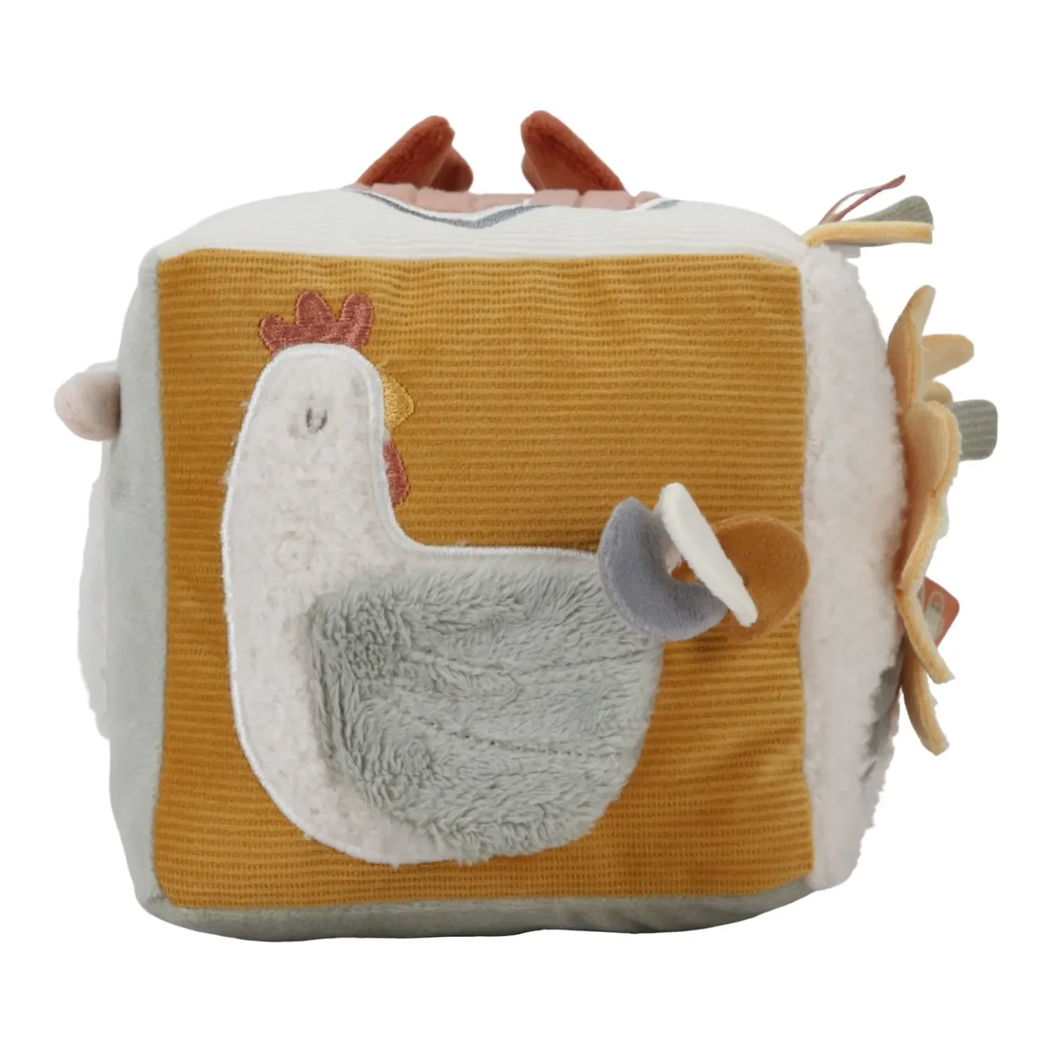 Little Dutch Aktiv Würfel - Soft Little Farm, 14x14x14