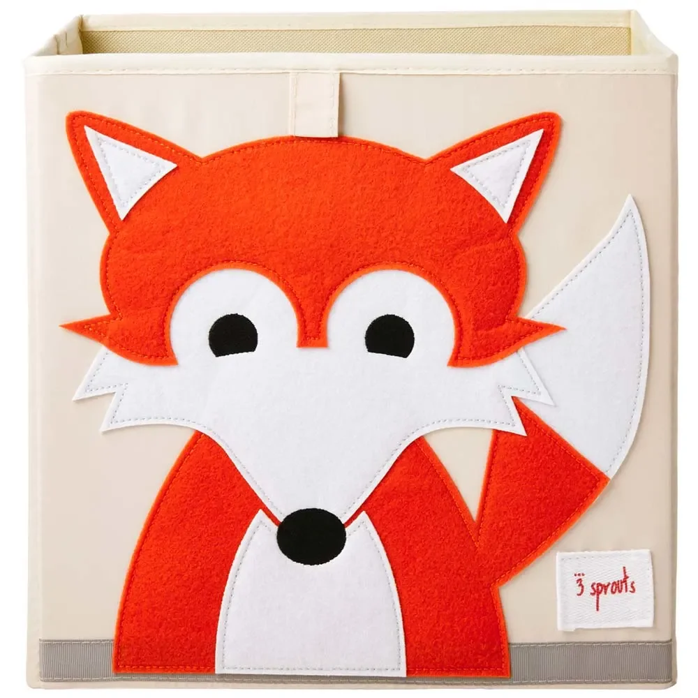 3 Sprouts Spielzeugkorb Fuchs